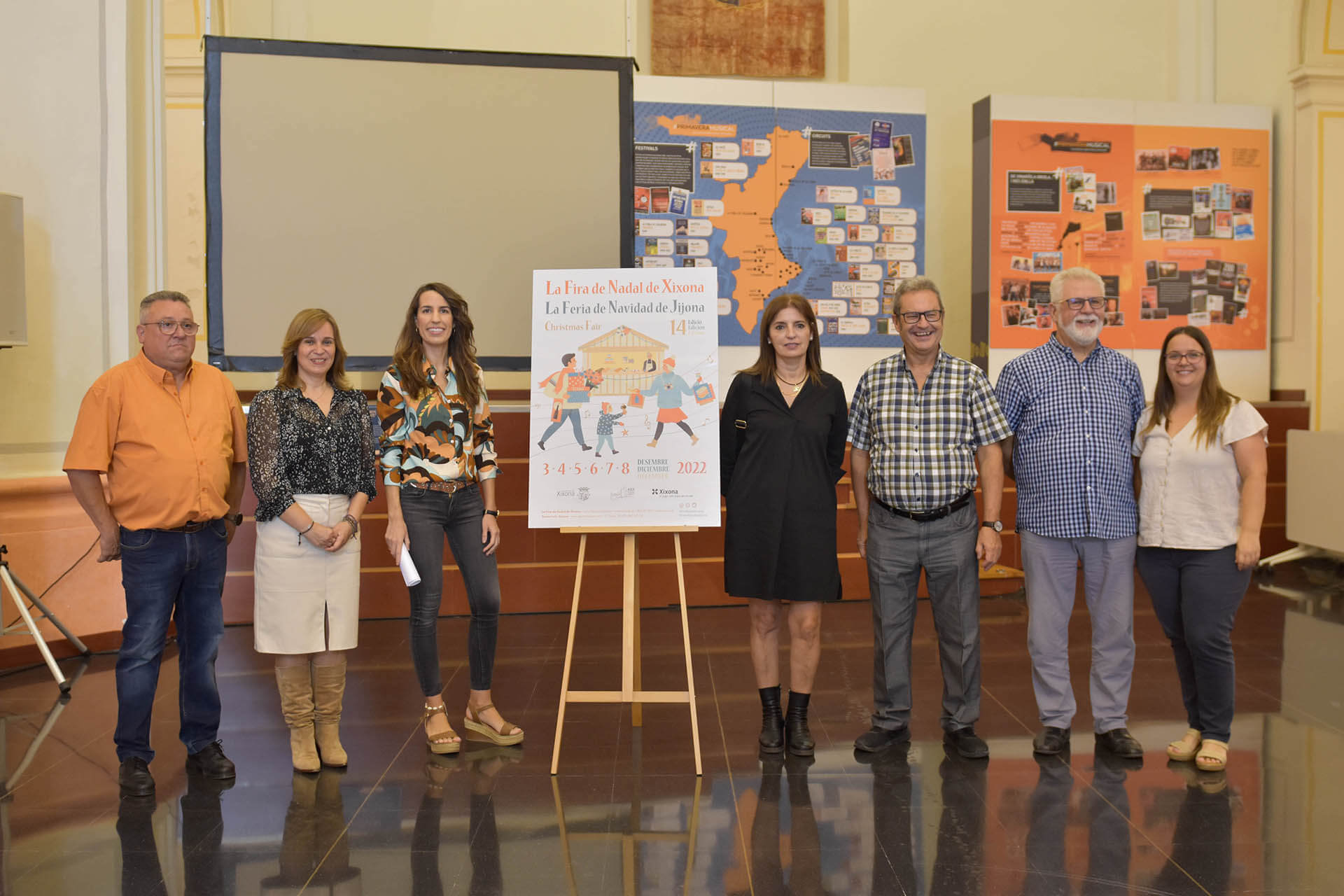 En este momento estás viendo Xixona inicia la cuenta atrás para la Feria de Navidad con la presentación del cartel anunciador